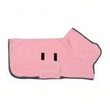 Adjustable Quick-Dry Pet Bathrobe — Machine-Washable Comfort for Cats & Dogs