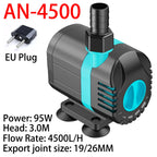 Brushless Submersible Aquarium Pump 600–4500L/H Ceramic Shaft
