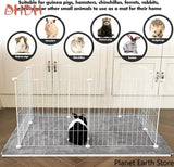 Spliceable Fleece Cage Liner Set — Washable Waterproof Bedding Mats