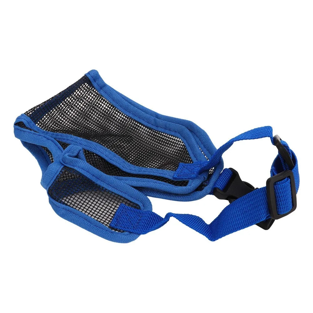Bulldog Short-Snout Dog Muzzle (Adjustable, Flexible, Breathable)