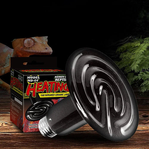 Nomoy Ceramic Infrared Heat Lamp — No-Light Warmer, 40W-250W