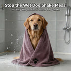 Extra-Large Microfiber Pet Bath Towel — Durable, Non-Fading Quick-Dry