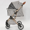 Foldable Separable Pet Stroller for Medium Dogs — Travel-Ready Dog Cart with Detachable Carrier