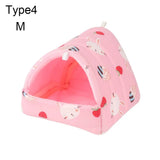 Cozy Small Pet Sleeping Bed — Warm Flannel Nest for Hamsters & Rabbits