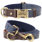Personalized Dog Collar & Leash Set