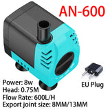 Brushless Submersible Aquarium Pump 600–4500L/H Ceramic Shaft