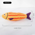 Fish-Shaped Catnip Chew Toy for Cats