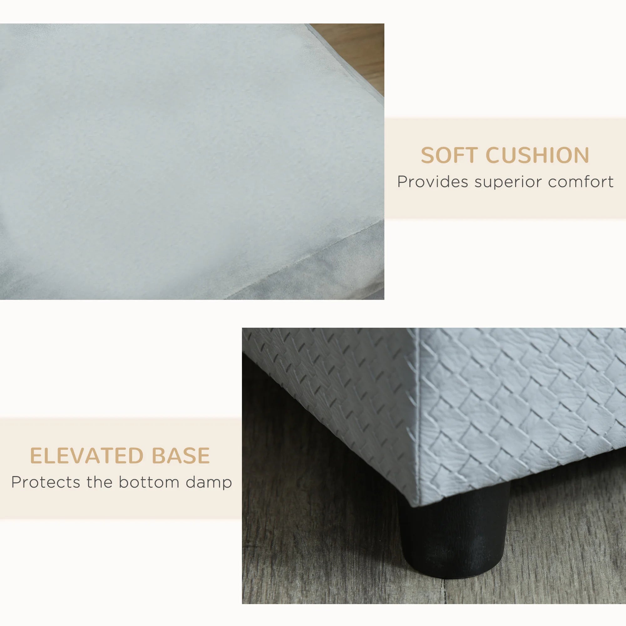 Luxury Dog Sofa Bed with Hidden Storage