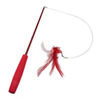 3-Section Telescopic Cat Wand — Extendable Interactive Fishing Pole Toy