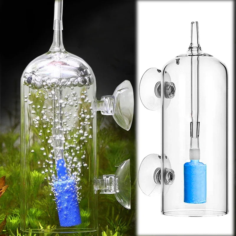 Glass CO2 & Air Diffuser for Aquariums — Fine Bubble