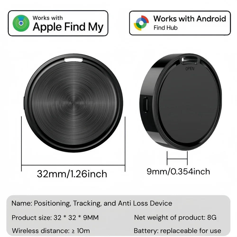 Mini Dual-System GPS Tracker for iOS & Android - Pets & Luggage