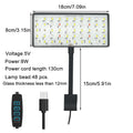 USB Full Spectrum Aquarium LED Clip Light (8W, Dimmable, 360° Rotatable)