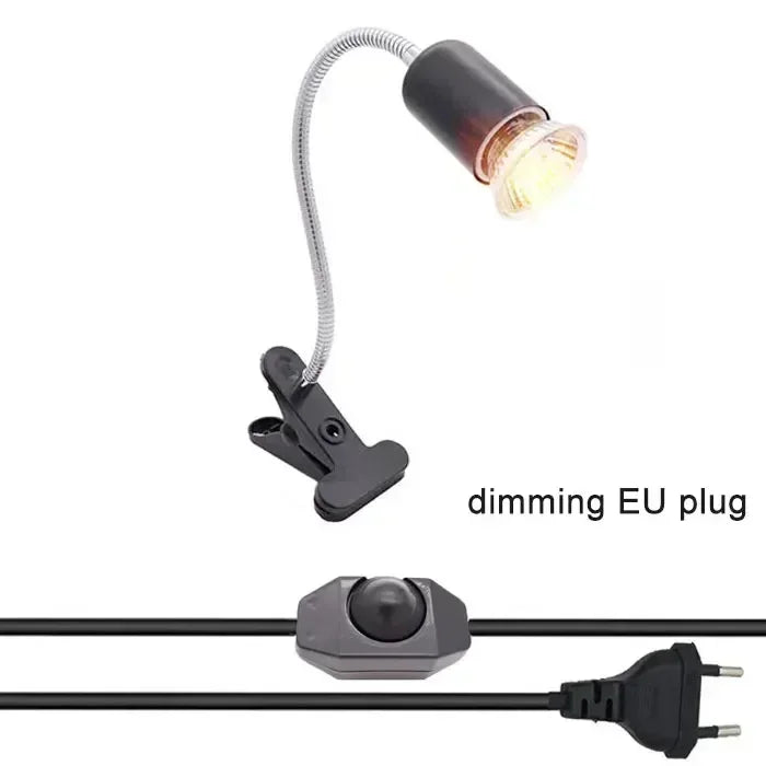 Reptile & Aquarium Clip-On Heat Lamp 50W Adjustable