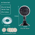Plastic Aquarium Air Stone Aerator (1–2pcs, Pond & Fish Tank, Bubbler)