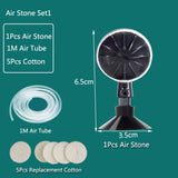 Plastic Aquarium Air Stone Aerator (1–2pcs, Pond & Fish Tank, Bubbler)