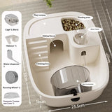 Full-View Hamster Villa Cage — All-in-One Habitat with Wheel, Water & Hideout