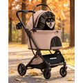 Shock-Absorbing Pet Stroller with Detachable Carrier for Small & Medium Dogs & Cats — Suspension Cart