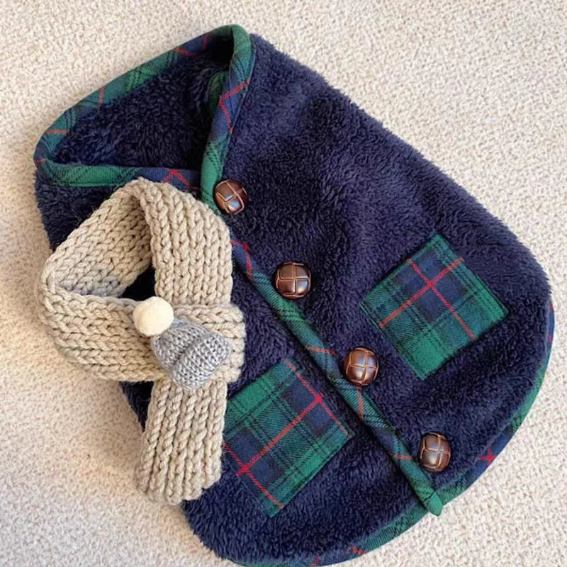 Christmas Winter Vest for Golden Retriever & Large Dogs