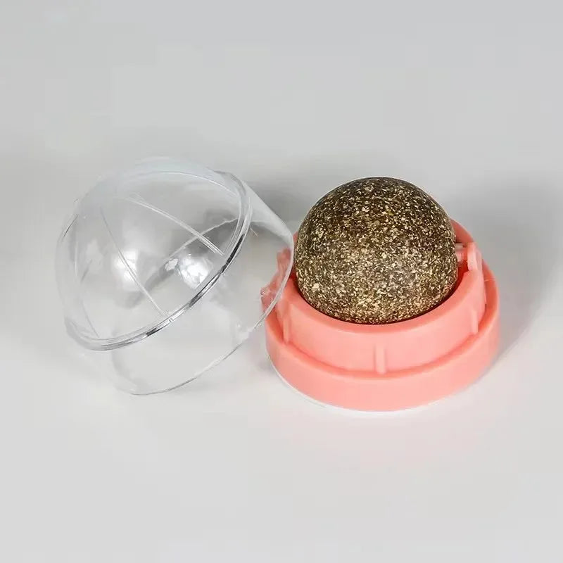 Mint Cat Dental Chew Ball Toy — Teeth Cleaning & Solo Play