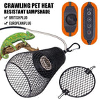 All-in-One Reptile Heat Lamp Shade — Anti-Scald Ceramic Infrared Heater