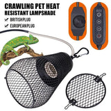 All-in-One Reptile Heat Lamp Shade — Anti-Scald Ceramic Infrared Heater