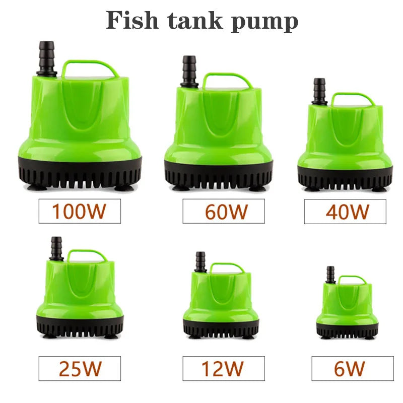 Submersible Water Pump for Aquarium, Pond & Fountain (Multi-Flow)