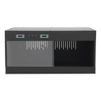 Large Reptile Terrarium — 80×40×40cm Habitat with Digital Thermostat & Sliding Glass Door