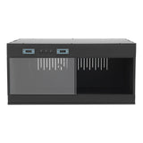 Large Reptile Terrarium — 80×40×40cm Habitat with Digital Thermostat & Sliding Glass Door