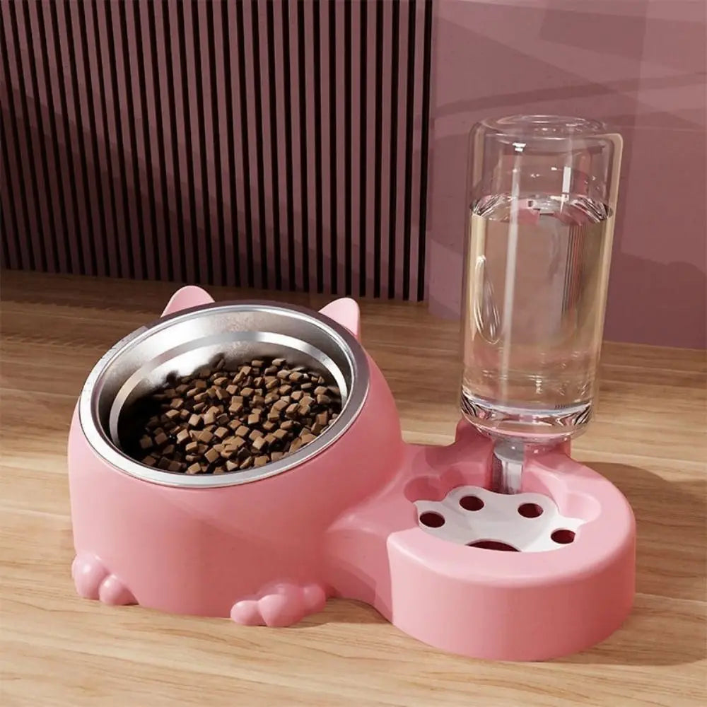 2-in-1 Auto Pet Feeder Bowl (Cage Hanging, Detachable, Large Capacity)