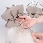 Waterproof Cat Recovery Cone — Adjustable Breathable Anti-Bite E-Collar