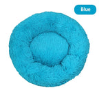 Round Plush Dog Bed