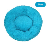 Round Plush Dog Bed