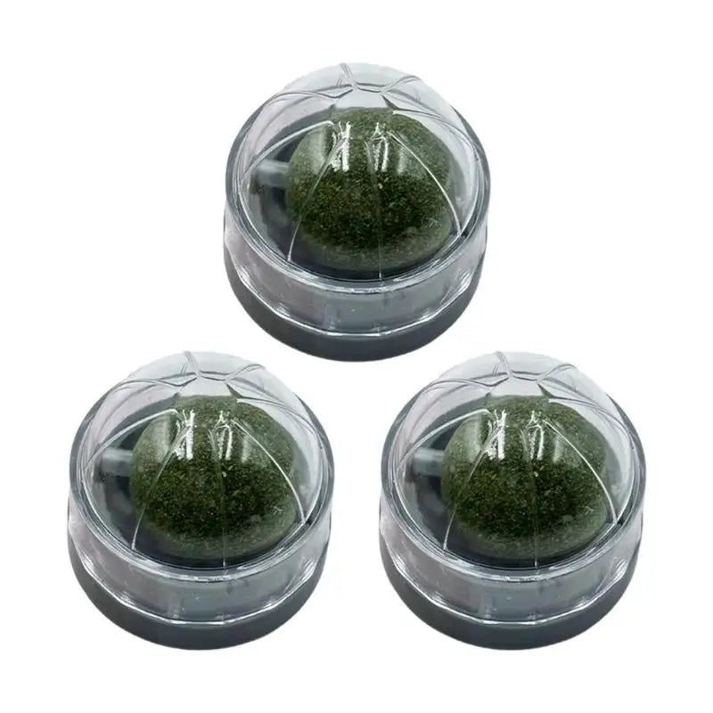 3-Pack Catnip Chew Balls — Interactive Teething Toy Set for Cats & Kittens