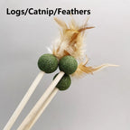 Catnip Feather Teaser Wand (Multipack)