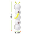 Smart Whack-a-Mole Caterpillar Cat Toy — Motion Sensor Feather Teaser