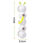 Smart Whack-a-Mole Caterpillar Cat Toy — Motion Sensor Feather Teaser