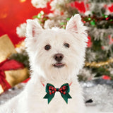 Exquisite Christmas Bowtie 30-Pack for Small Dogs & Cats
