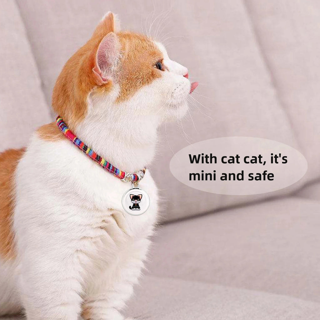 Bluetooth Pet Anti-Loss GPS Tracker with Waterproof Wearable Collar Finder for Dogs & Cats
