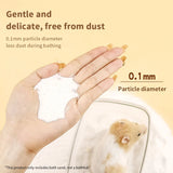 Natural Silica Bath Sand — Low-Dust Deodorizing Sand for Hamsters, 500g