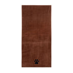 Microfiber Dog & Cat Bath Towel — Embroidered, Super-Absorbent, Two Sizes