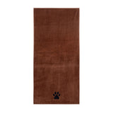 Microfiber Dog & Cat Bath Towel — Embroidered, Super-Absorbent, Two Sizes