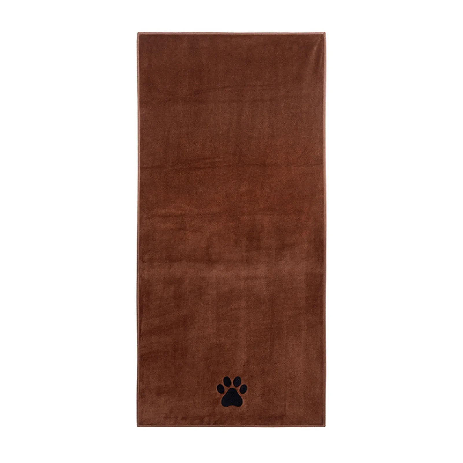 Microfiber Dog & Cat Bath Towel — Embroidered, Super-Absorbent, Two Sizes