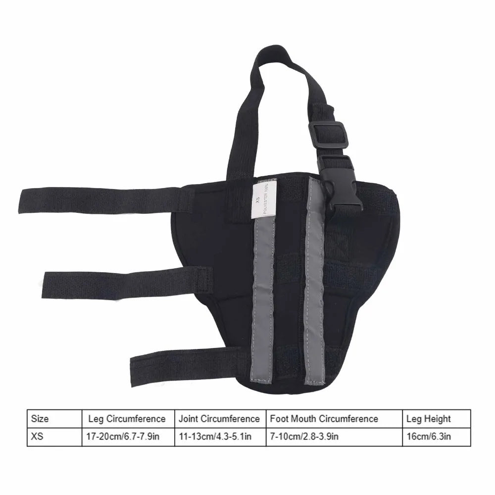 Dog Hind Leg Brace (Adjustable, Joint Stabilizing, Breathable)