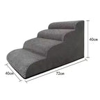 Anti-Slip Detachable Sponge Pet Ladder, 2-4 Layers