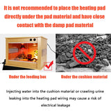 EU-Plug Reptile Heating Pad — Insulation Mat for Snakes, Spiders & Small Pets