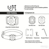 IPX7 Waterproof AirTag Collar Holder for Dogs & Cats - Stainless Steel Anti-Loss Tracker Case
