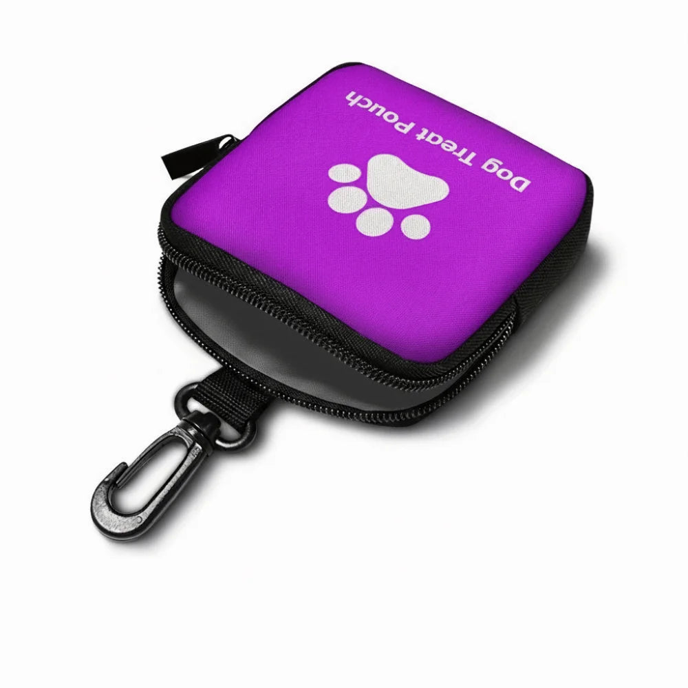 Waterproof Dog Snack Bag with Hanging Ring (Zipper, Large Capacity)
