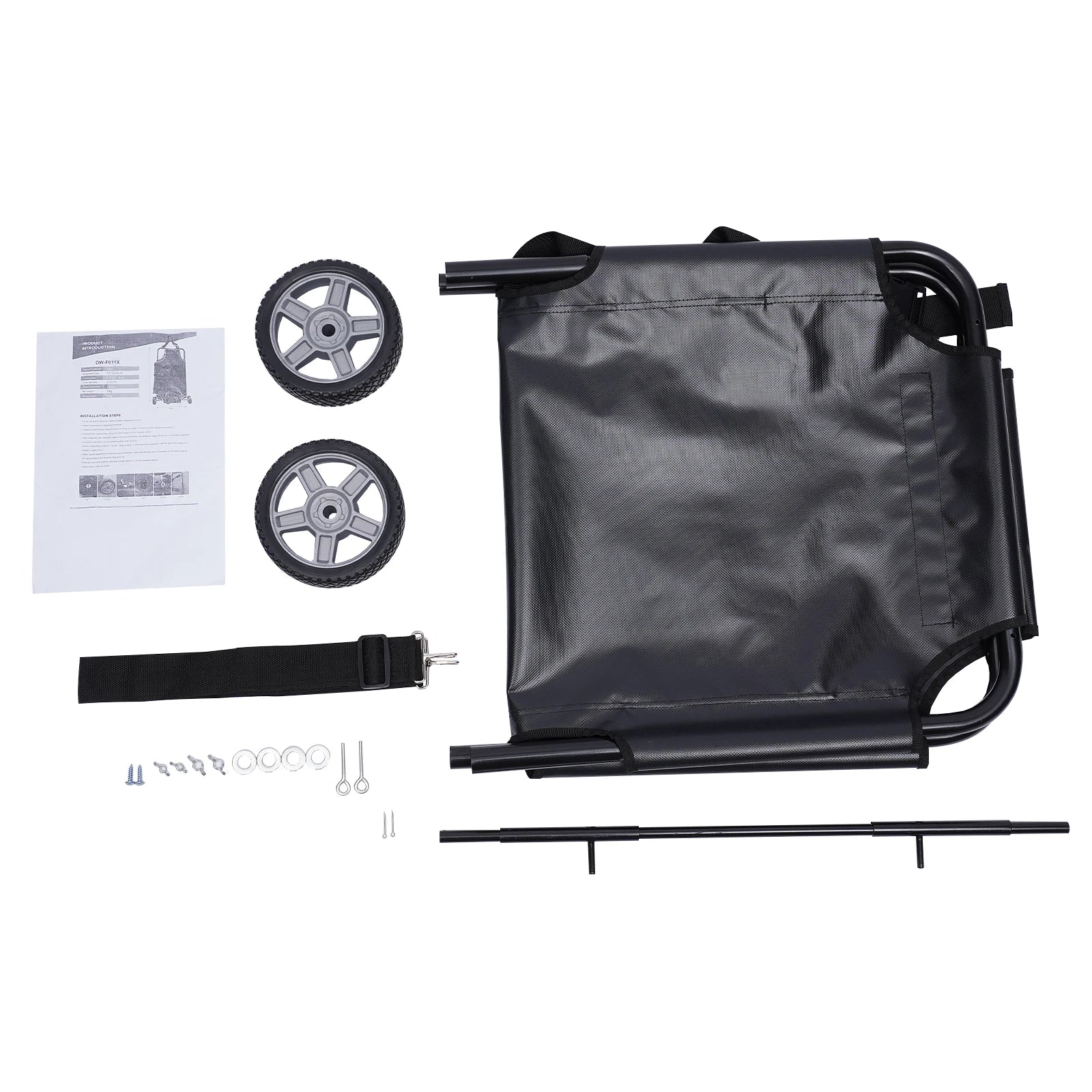 Foldable Pet Stretcher for Veterinary Transport (50kg Capacity)