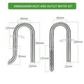 Stainless Steel Aquarium Lily Pipe & Oil Film Skimmer Set (WYIN Style)