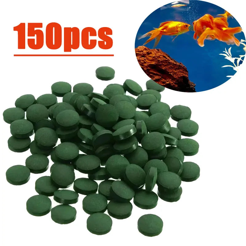 Tropical Fish Spirulina Pellet Tablets (50–650pcs, High Protein Diet)